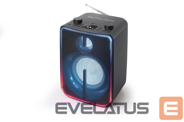 Arvutikõlarid Muse Bluetooth Party Box Speaker with Battery M-1802DJ 60 W, Wireless connection, Black, Bluetooth