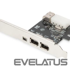Üleminek Digitus  IEEE 1394a Interface Card, PCI express, 4 Port 1x ext. 1394mini, 2x ext./1x int. 1394a Ports DS-30201-5 