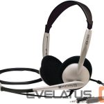 Juhtmevabad kõrvaklapid Koss  Headphones CS100 Wired, On-Ear, Microphone, 3.5 mm, Black/Gold 