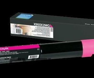 Tarvikud ja tarvikud LEXMARK  X950X2MG Cartridge, Magenta, 22000 pages 