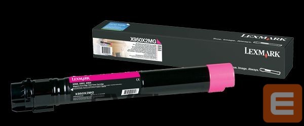 Tarvikud ja tarvikud LEXMARK X950X2MG Cartridge, Magenta, 22000 pages