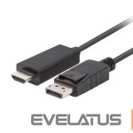 Monitori tarvik Lanberg  DisplayPort to HDMI Cable CA-DPHD-11CC-0018-BK 1.8 m 