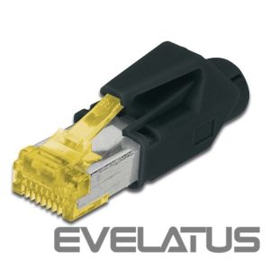 Üleminek Digitus  A-MO6A 8/8 HRS AT 6A modular RJ45 Plug, Hirose TM31 8P8C, shielded, for round cable, incl. hood 