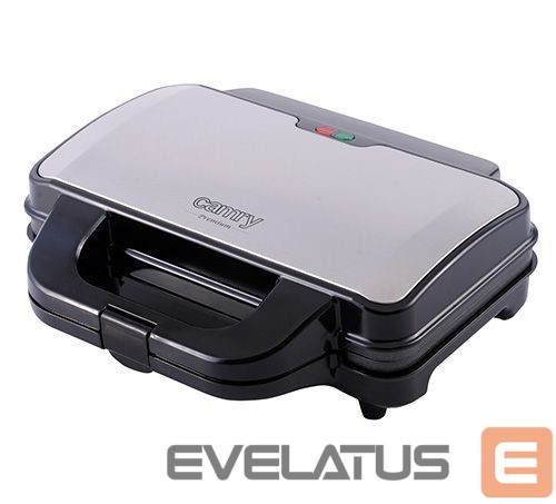 Röster Camry Sandwich Maker XL CR 3054 900 W, Number of plates 1, Number of pastry 2, Black