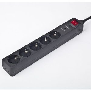 Kaitselüliti EnerGenie  Surge Protector SPG5-C-10/ 3 m/ 5 Sockets/ Black 
