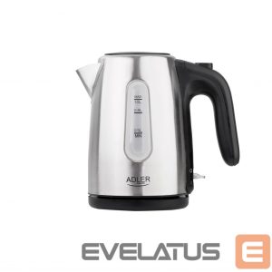 Veekeetja Adler  Kettle AD 1273 Standard, 1200 W, 1 L, Stainless steel, 360 rotational base, Stainless steel 