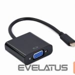 Üleminek Cablexpert  USB Type-C to VGA adapter cable 	A-CM-VGAF-01 0.15 m, Black, USB Type-C 