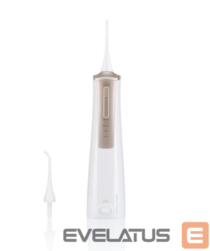 Maniküüri ja pediküüri tarvikud ETA Oral Irrigator Sonetic 270890000 Cordless, 200 ml, Number of heads 2, White/Gold