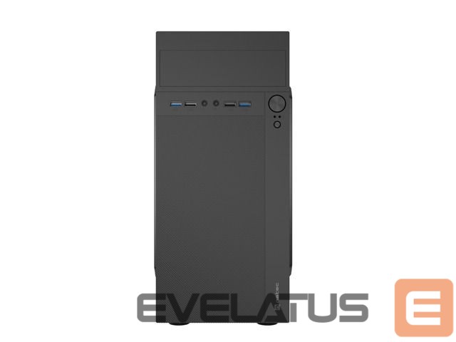 Arvuti korpus Natec PC Case Helix Matx Black, Mini Tower, Power supply included No