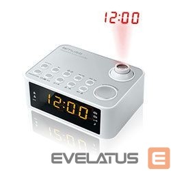 Interaktiivne lahendus Muse  Clock radio  M-178PW White, 0.9 inch amber LED, with dimmer 