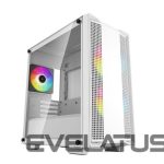 Arvuti korpus Deepcool  ARGB Micro-ATX CASE  CC360 White, Mini-ITX / Micro-ATX, 4, Power supply included No, 1x USB3.0, 1x USB2.0, 1x Audio, ABS+SPCC+Tempered Glass, 1×120mm 