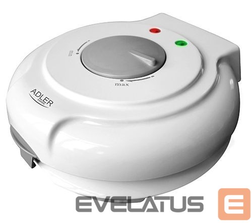 Röster Adler Waffle maker AD 3038 1500 W, Number of pastry 1, Ice Cone, White