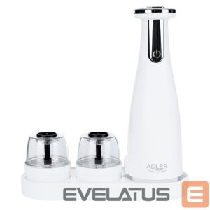 Muud väikesed kodumasinad Adler  Electric Salt and pepper grinder AD 4449w 7 W, Housing material ABS plastic, Lithium, Matte White 
