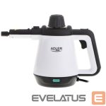 Muud väikesed kodumasinad Adler  Steam cleaner AD 7038 Power 1200 W, Steam pressure 3.5 bar, Water tank capacity 0.45 L, White/Black 