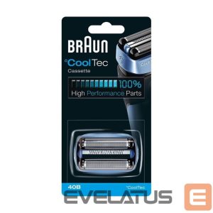 Filtrid ja tarvikud Braun  CoolTec Combi Pack Cassette replacement head 40B Blue, Number of shaver heads/blades 1 