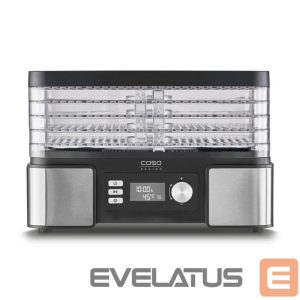 Muud väikesed kodumasinad Caso  Food Dehydrator DH 450 Power 370-450 W, Number of trays 5, Temperature control, Integrated timer, Black/Stainless Steel 