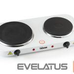 Elektriline ahi Tristar  Free standing table hob KP-6245 Number of burners/cooking zones 2, Rotary, White, Hot plate, Electric 