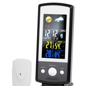 Muud väikesed kodumasinad Mesko  MS 1177 Weather station, Black, Colorful Digital Display 