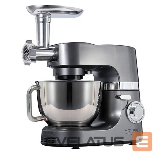Mikserid ja blenderid Adler Planetary Food Processor AD 4221 1200 W, Bowl capacity 7 L, Number of speeds 6, Meat mincer, Steel