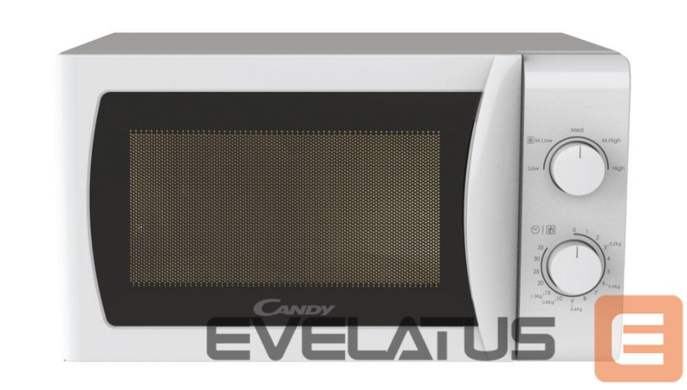 Mikrolaineahi Candy Microwave Oven CMW20SMW Free standing, Height 25.82 cm, White, Width 43.95 cm