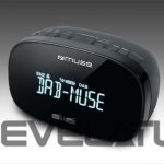 Interaktiivne lahendus Muse  DAB+/FM Dual Alarm Clock Radio M-150 CDB Alarm function, AUX in, Black 