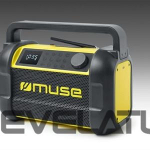Arvutikõlarid Muse  M-928 BTY Jobsite Radio speaker, Black/Yellow 
