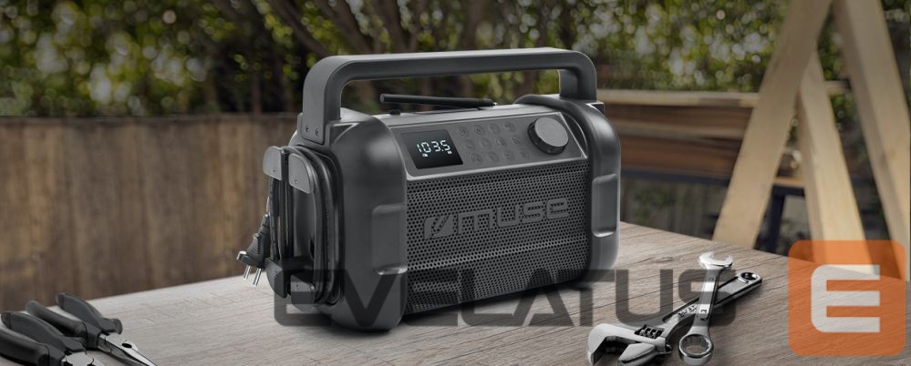 Arvutikõlarid Muse M-928 FB Jobsite Radio speaker, Black