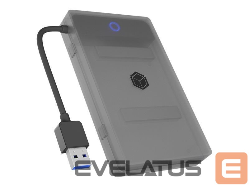 Kõvaketta korpus Raidsonic Icy Box IB-AC603b-U3 2.5" SATA III to USB 3.2 Gen 1 Type-A Adapter, With Protection Box, Black