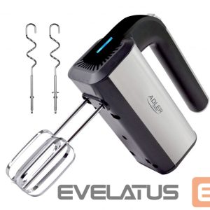 Mikserid ja blenderid Adler  Hand mixer AD 4225 Hand Mixer 300 W Number of speeds 5 Turbo mode Stainless steel 