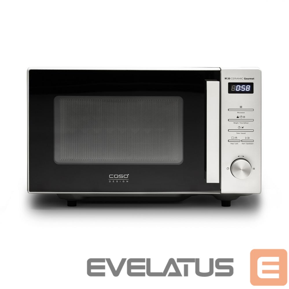 Mikrolaineahi Caso Ceramic Gourmet Microwave Oven M 20 Free standing 700 W Silver