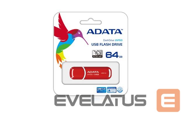 Mälupulk ADATA UV150 64 GB USB 3.0 Red