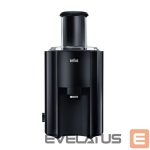 Muud väikesed kodumasinad Braun  J 300 BK Type Automatic juicer Black 800 W Extra large fruit input Number of speeds 2 
