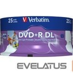 Maatriksoptika Verbatim  25xDVD+R DL 8,5 GB 8x SP 