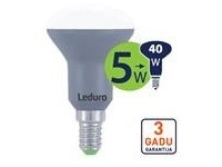 Elektrotehnilised materjalid Leduro  LED spuldze R50 E14 5W 2700K 350l 