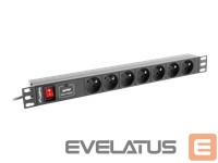 Kaabel Lanberg  PDU-07E-0200-IEC-BK  PDU 