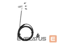 Arvuti komponendid Dicota  DICOTA Universal Security Cable Lock 3 Exchangeable heads fits all slots keyed 
