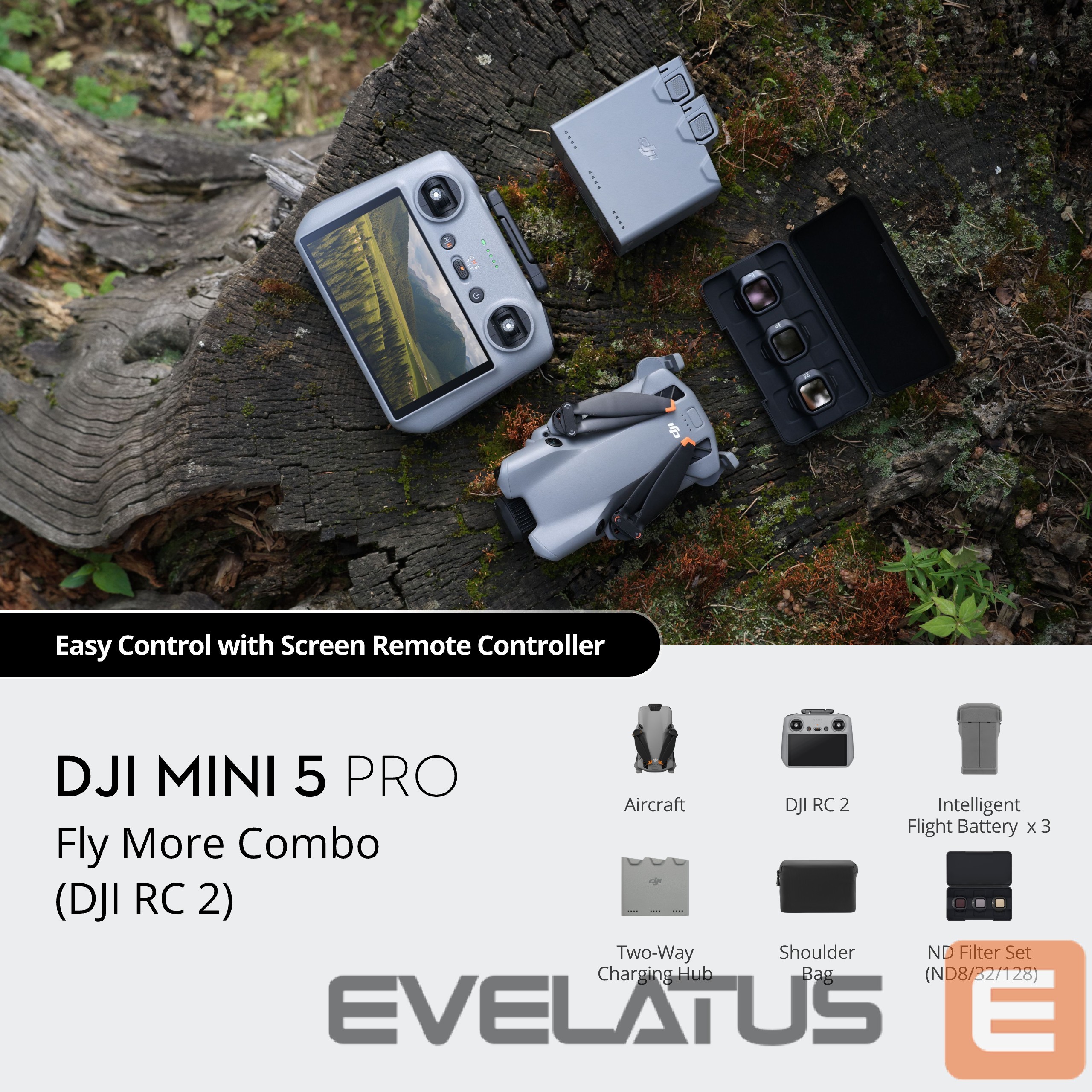 Droon DJI DRONE MINI 5 PRO FLY MORE COMB/RC2 CP.MA.00000894