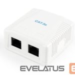 Võrgulülitid Gembird  CABLE ACC MOUNT BOX 2XCAT5E/NCAC-2U5E-01 
