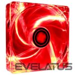 Jahutid XILENCE  CASE FAN 120MM TRANSP 3PIN+4P/RED 12V XF046 