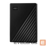Kõvaketas HDD Western Digital  External HDD||My Passport|4TB|USB 2.0|USB 3.0|USB 3.2|Colour Black|WDBPKJ0040BBK-WESN 