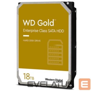 Kõvaketas HDD Western Digital  HDD||Gold|18TB|SATA 3.0|256 MB|7200 rpm|3,5"|WD181KRYZ 