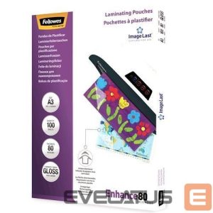 Kontoritarbed Fellowes  LAMINATOR POUCH IMAGELAST/A3 80 100PCS 5306207 