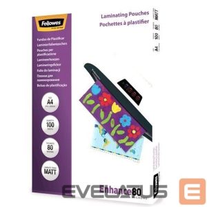 Kontoritarbed Fellowes  LAMINATOR POUCH MATT/A4 80 100PCS 5452103 