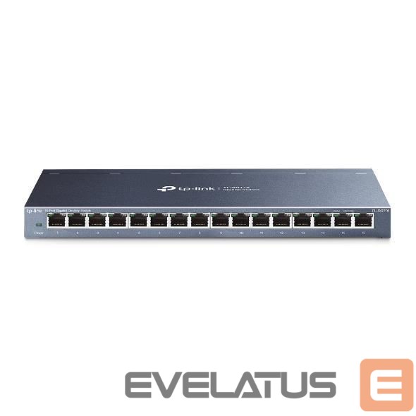 Võrgulülitid TP-Link Switch||Desktop/pedestal|16x10Base-T / 100Base-TX / 1000Base-T|TL-SG116