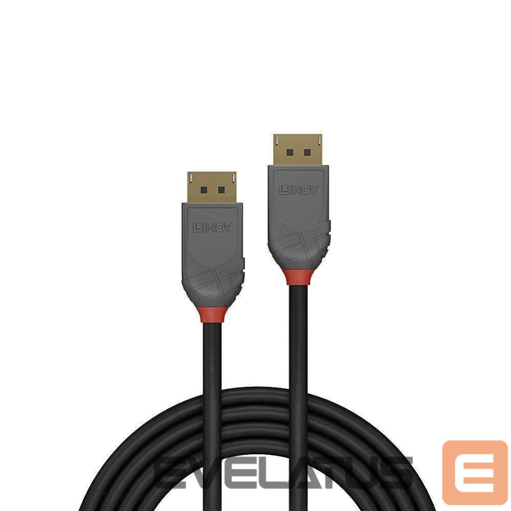 Monitori tarvik LINDY CABLE DISPLAY PORT 2M/ANTHRA 36482