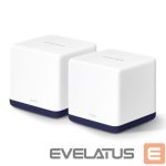 Ruuterid MERCUSYS  Wireless Router||Wireless Router|2-pack|1900 Mbps|Mesh|LAN \ WAN ports 3|HALOH50G(2-PACK) 