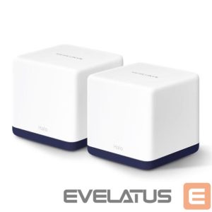 Ruuterid MERCUSYS  Wireless Router||Wireless Router|2-pack|1900 Mbps|Mesh|LAN \ WAN ports 3|HALOH50G(2-PACK) 