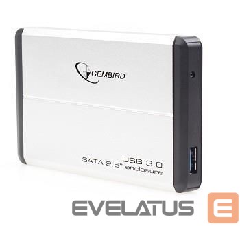 Kõvaketas HDD Gembird HDD CASE EXT. USB3 2.5"/SILVER EE2-U3S-2-S