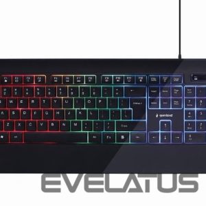 Arvuti klaviatuur Gembird  KEYBOARD MULTIMEDIA USB ENG/BLACK KB-UML-03 