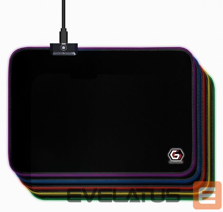 Arvutihiir Gembird MOUSE PAD GAMING LED MEDIUM/MP-GAMELED-M
